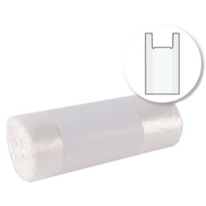 HYGOCLEAN vuilniszakken met handvatten, 50 liter, transparant, 20 stuks