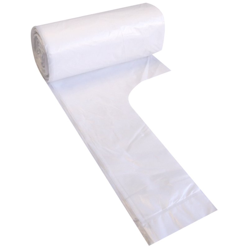 HYGOCLEAN sacs à ordures avec poignées, 50 litres, transparent, 20 pièces