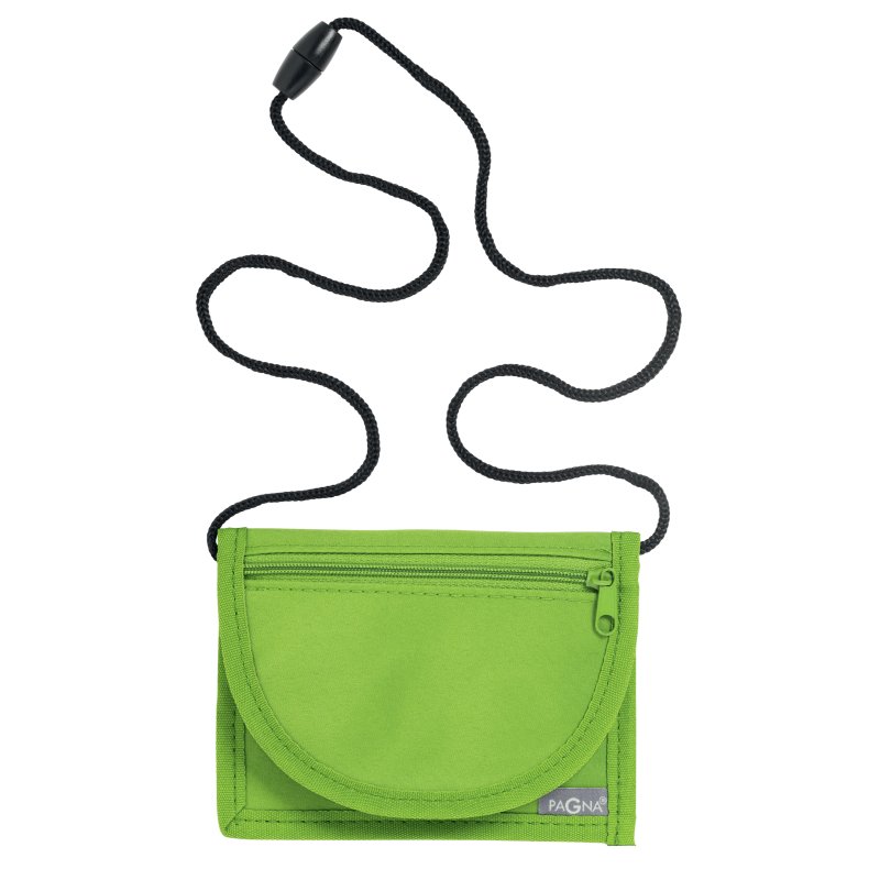 PAGNA pochette poitrine nylon, noir, 130×100 mm, fermeture éclair