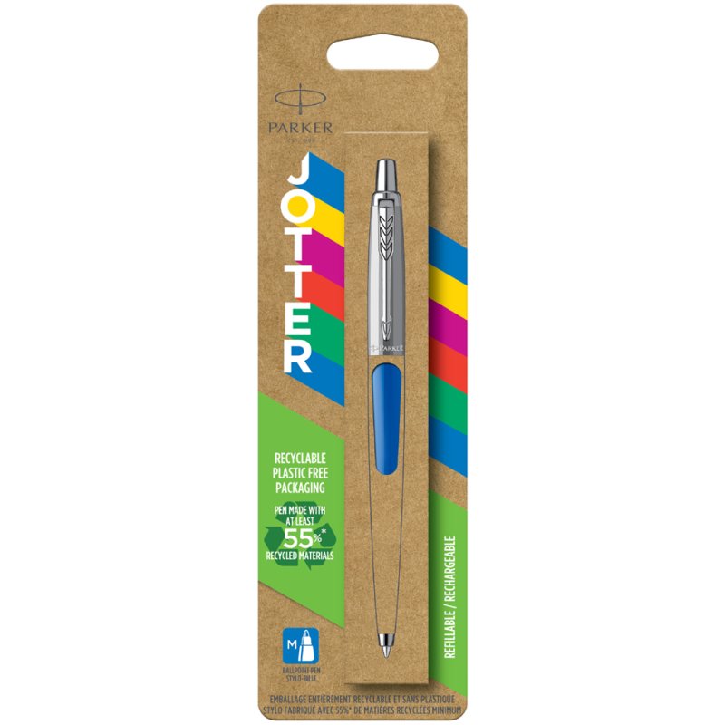 PARKER Jotter Originals stylos à bille rétractables, vert, encre bleue, M