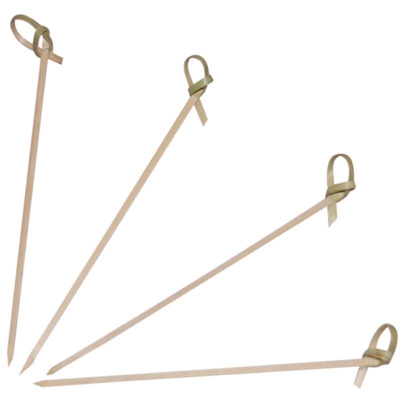 NATURE Star piques avec boucle en bambou, 120 mm, 250 pièces