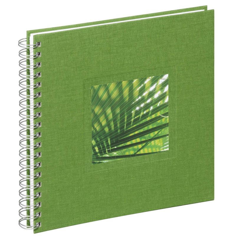 PAGNA album spiralé Nature Palmier, 25,5×25 cm, vert, 50 pages