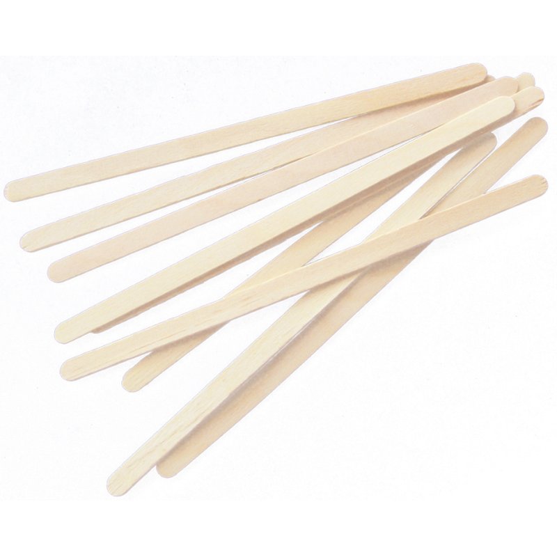 NATURE Star roerstaafjes hout, 140 mm, berkenhout, 1000 stuks