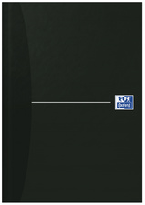 Oxford notitieboek Smart Black A5, gelijnd, gebonden, 96 vel