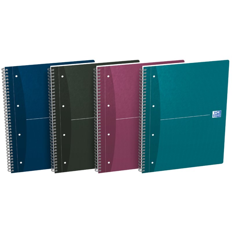 Oxford Essentials ruled writing pad, A4+, 90 sheets, spiral-bound
