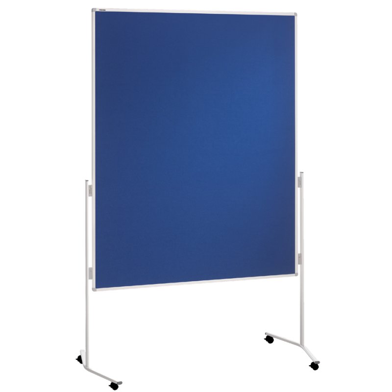 FRANKEN moderatietafel ECO, 1200×1500 mm, vilt grijs, aluminium frame