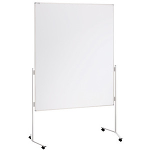 FRANKEN moderatietafel ECO, 150×120 cm, karton wit, aluminium frame