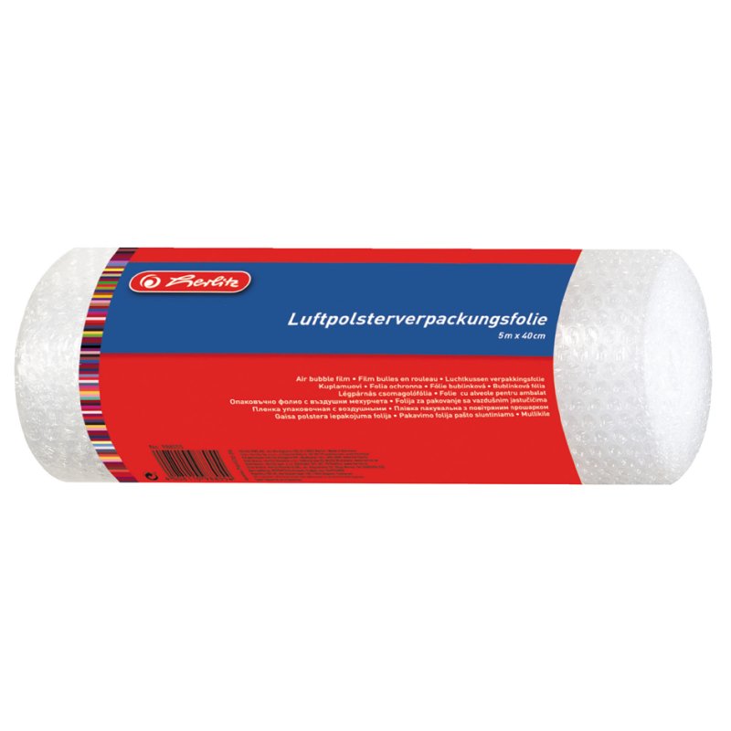 herlitz film de reliure, transparent, 400 mm × 5 m, 0,070 mm