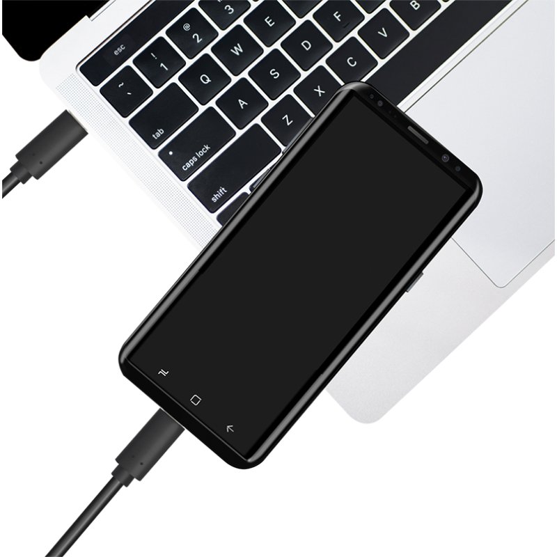 LogiLink Câble USB-C vers USB-C, 1 mètre, noir, USB 3.1