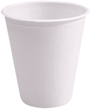 NATURE Star drinkbekers suikerriet, 0,3 l, wit, 50 stuks