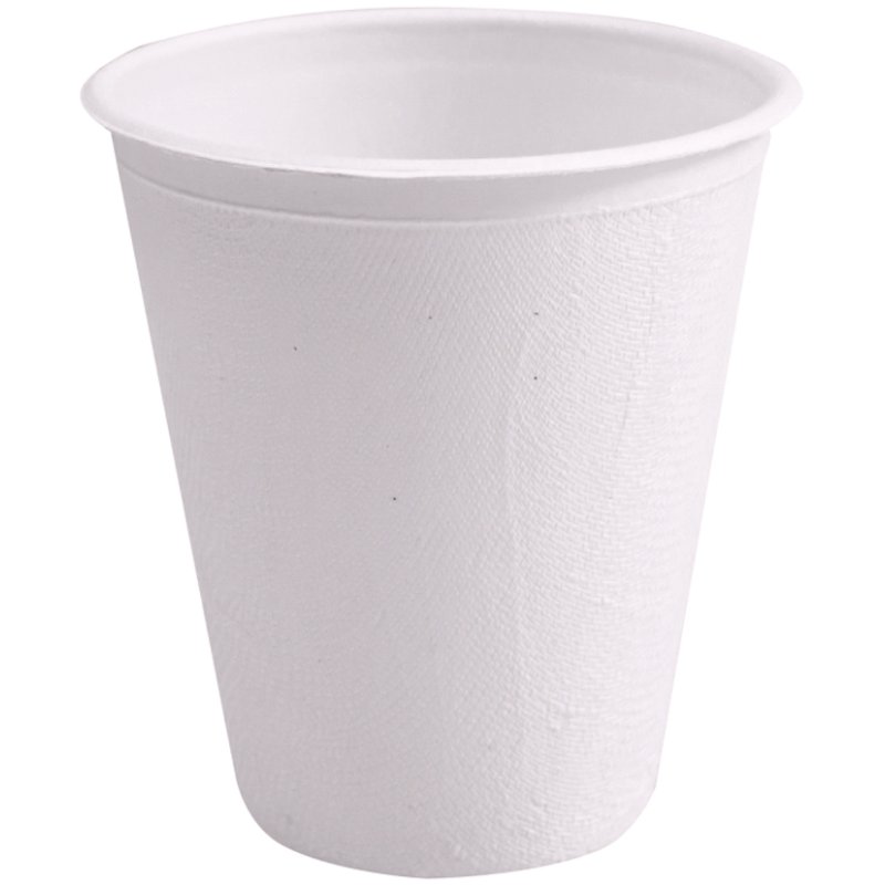NATURE Star gobelets à boire en canne à sucre, 0,2 l, blanc, 50 pièces