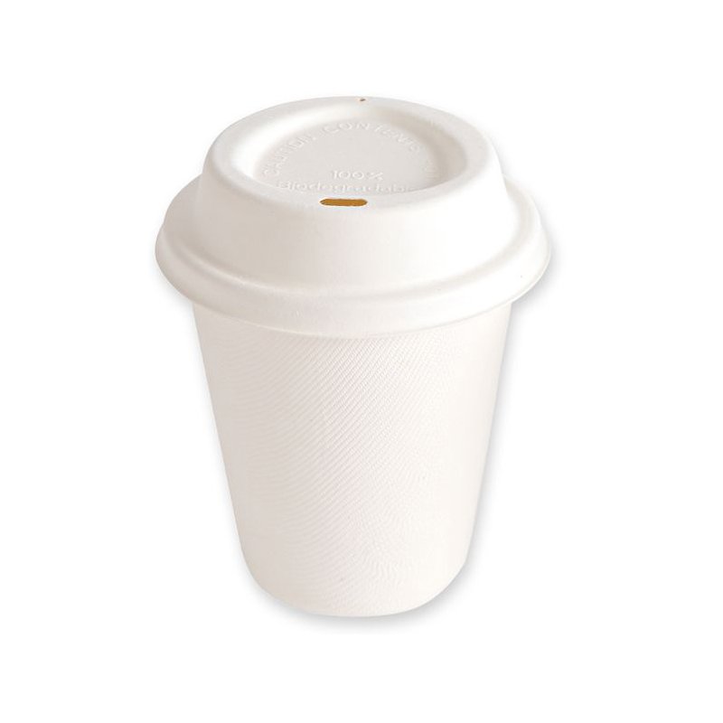 NATURE Star gobelets à boire en canne à sucre, 0,2 l, blanc, 50 pièces