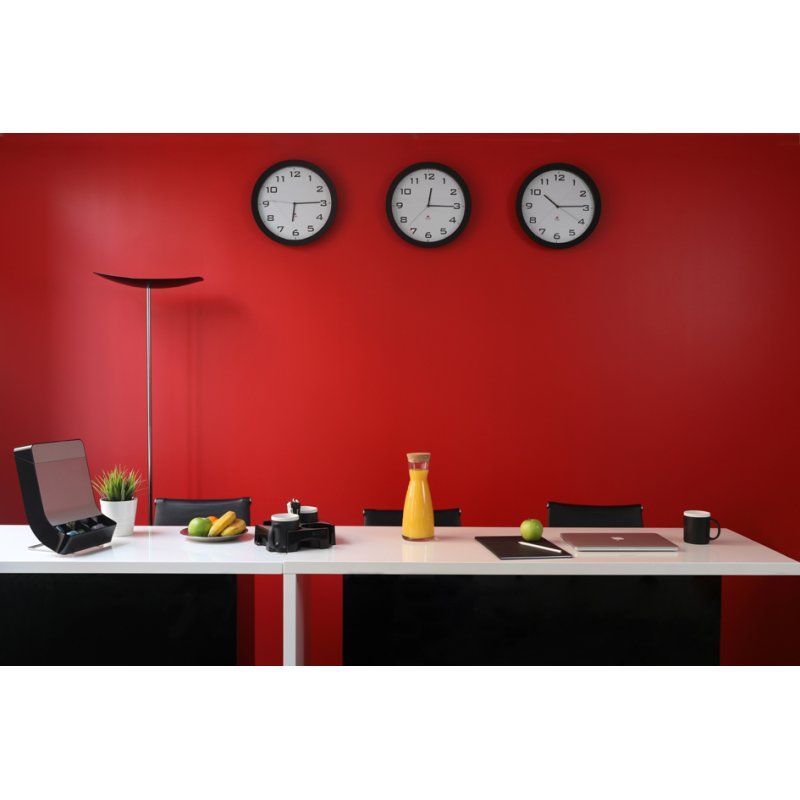 ALBA LED-vloerlamp LEDCUP, wit, 30 watt, dimbaar