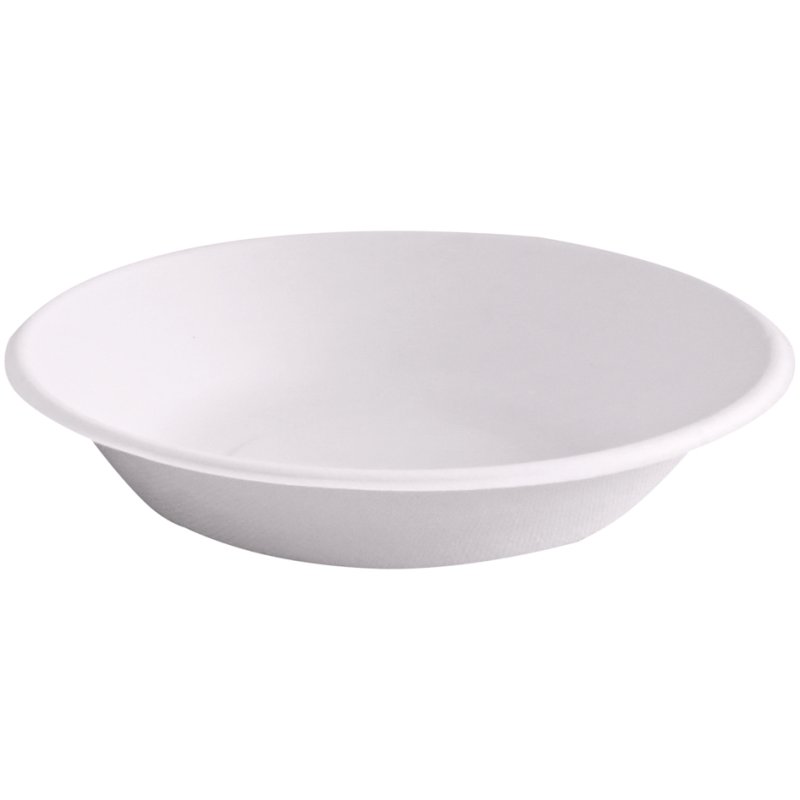NATURE Star gobelet en bagasse rond, blanc, 460 ml, 50 pièces