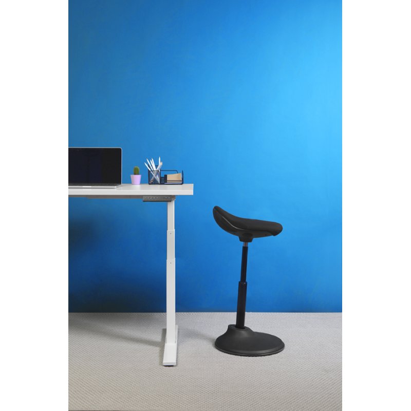 ALBA krukje FLEXY, zwart, hoogte verstelbaar, 560-760 mm