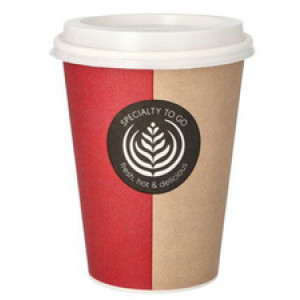 STARPAK koffiebekers To Go, 0,2 liter, met deksel, 10 stuks