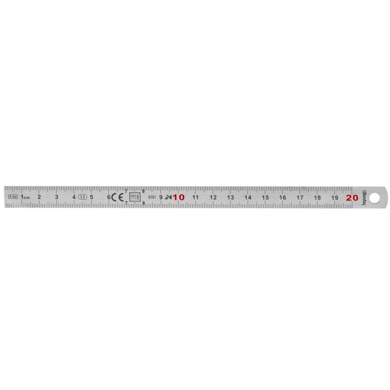 Wonday règle métallique, flexible, 30 cm, acier inoxydable