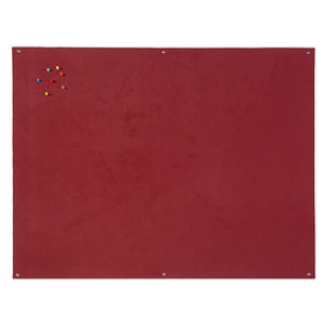 Bi-Office vilttafel, raamloos, 1200 × 900 mm, bordeauxrood