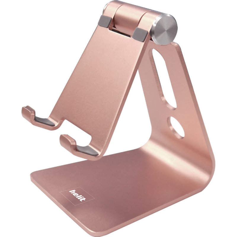 helit smartphone standaard the lite stand, noir, aluminium, réglable