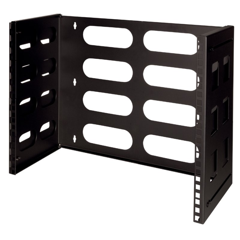 LogiLink Professional 19 inch wandbeugel, 4HE, zwart, inklapbaar