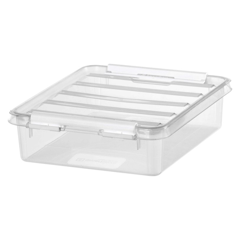 smartstore boîte de rangement CLASSIC, 1 L, transparent, clips noirs