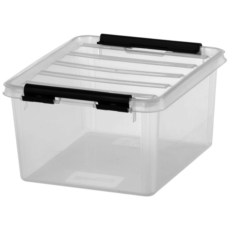 smartstore boîte de rangement CLASSIC 2 L, transparent, clips blancs
