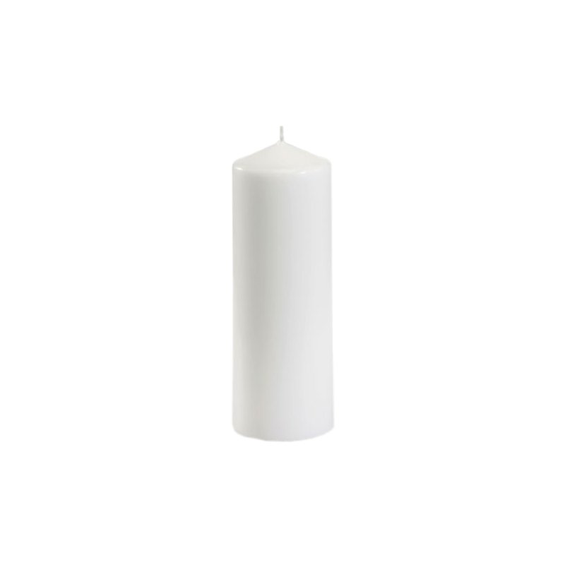 STARPAK bougie cylindrique, blanc, diamètre 70 mm, hauteur 200 mm