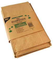 PAPSTAR compostzakken, bruin, 240 liter, 2 stuks