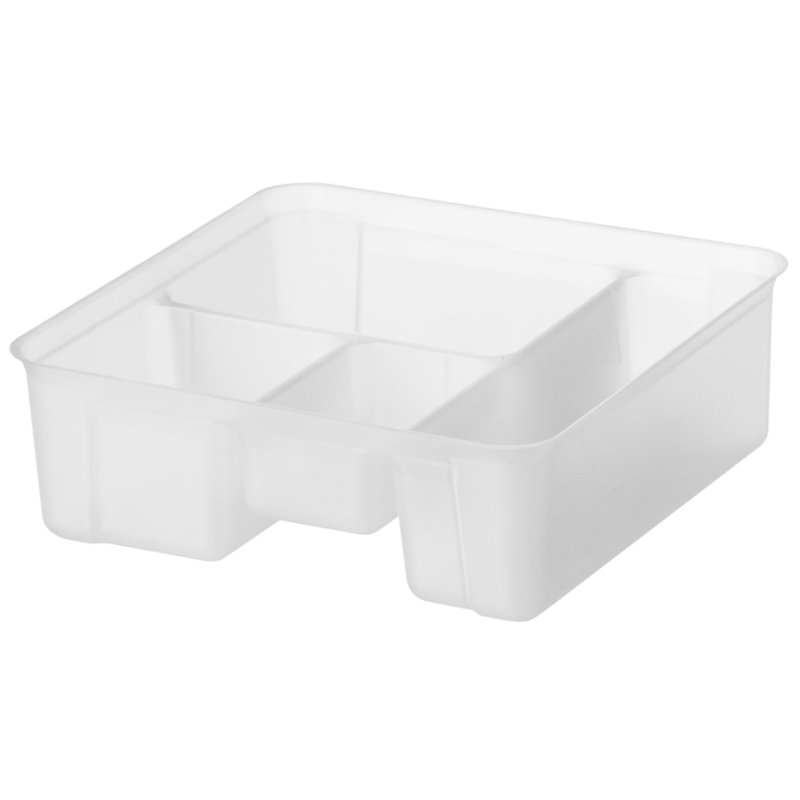 smartstore Inserts pour boîte de rangement CLASSIC 7, transparent, 4 compartiments, 250×260×90 mm