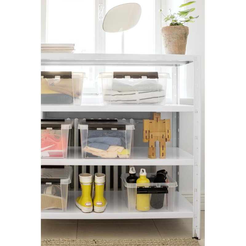 smartstore Inserts pour boîte de rangement CLASSIC 7, transparent, 4 compartiments, 250×260×90 mm