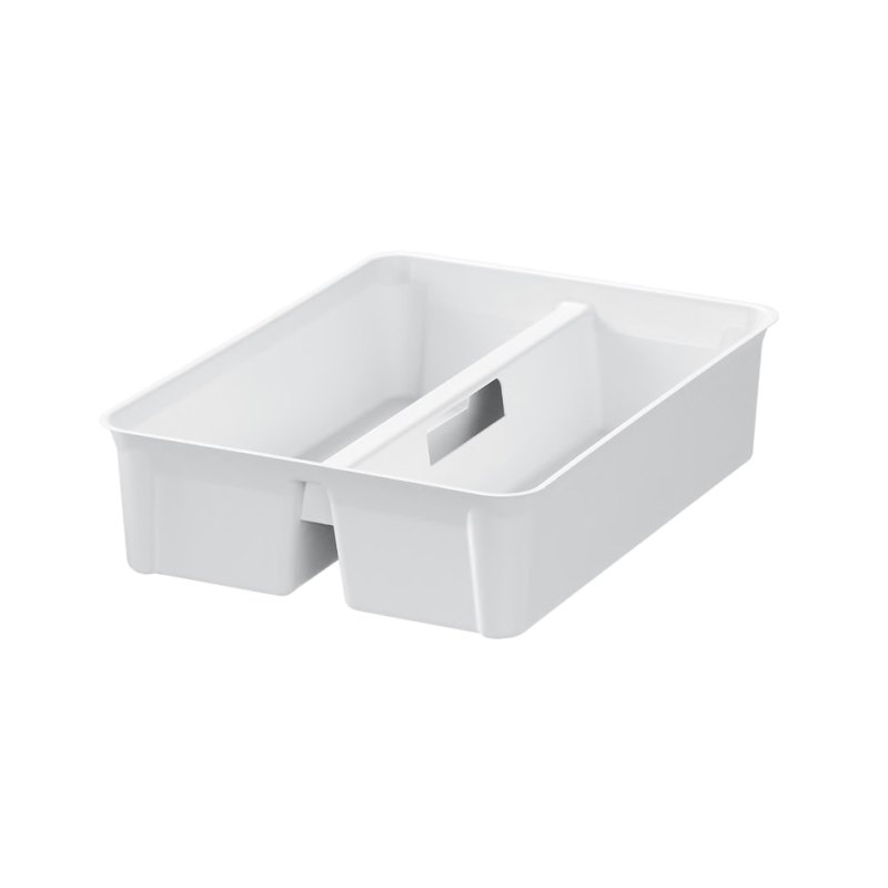 smartstore boîte de rangement CLASSIC, 7,5 L, transparent, clips blancs