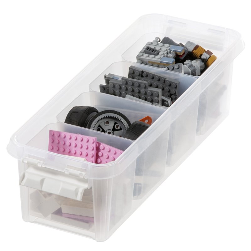 smartstore boîte de rangement CLASSIC, 3,5 L, transparent, 4 bacs intégrés
