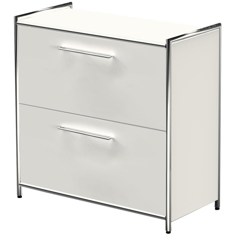 kerkmann sideboard ARTLINE, anthracite, 800×380×780 mm, 2 tiroirs