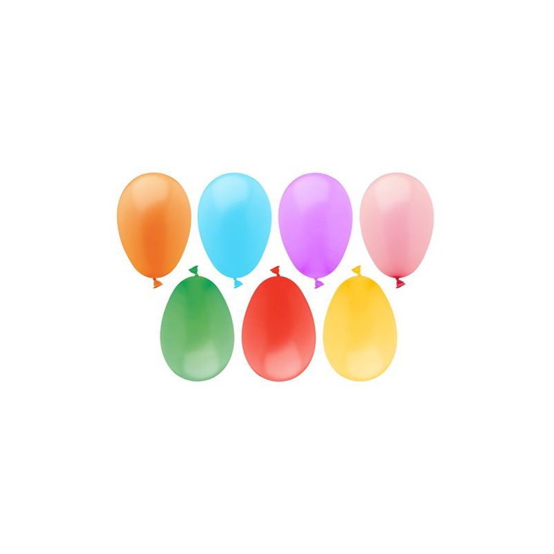 PAPSTAR water balloons, assorted colours, 90 mm, 100 pieces
