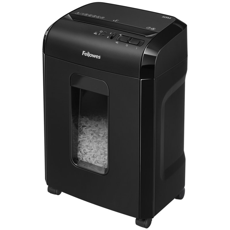 Fellowes destructeur de papier Powershred 10M, noir, 10 feuilles, 19 litres