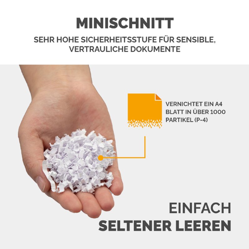 Fellowes papiervernietiger Powershred 6M, 6 vel, P-4, zwart