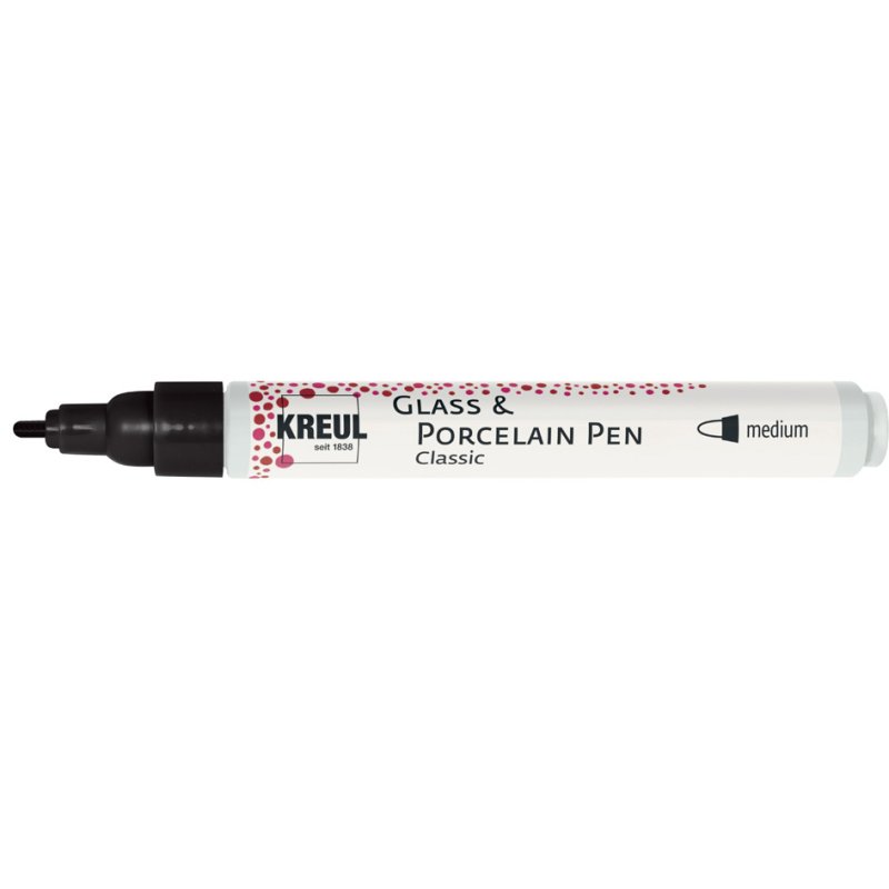 KREUL glas- en porseleinpen Classic, roze, 2,0-4,0 mm