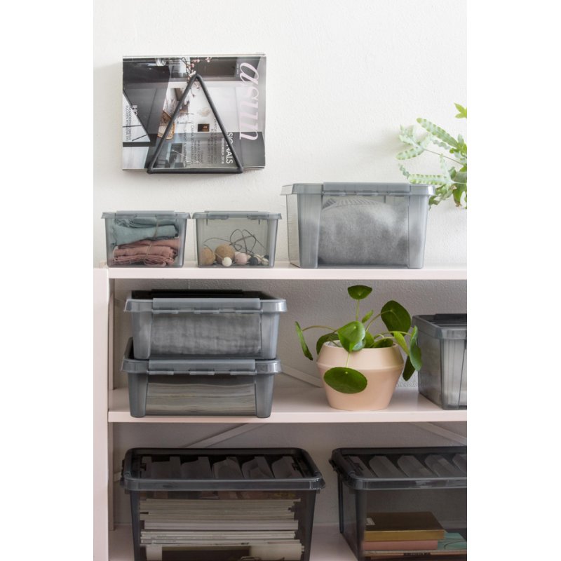 smartstore boîte de rangement COLOUR, 46 litres, gris, 390×590×310 mm