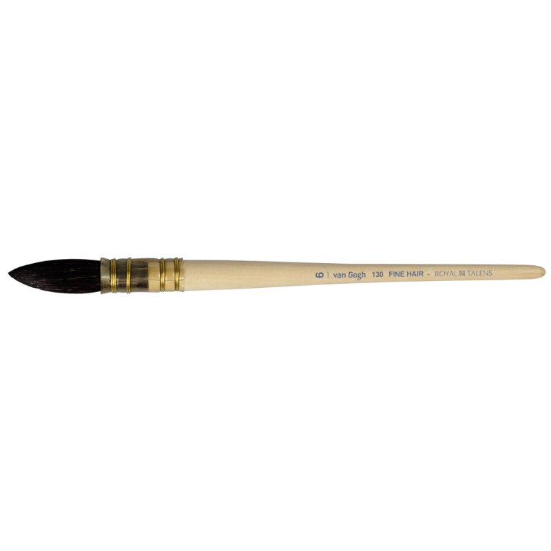 Royal Talens Van Gogh watercolour brush 130, no. 6, goat hair, round pointed
