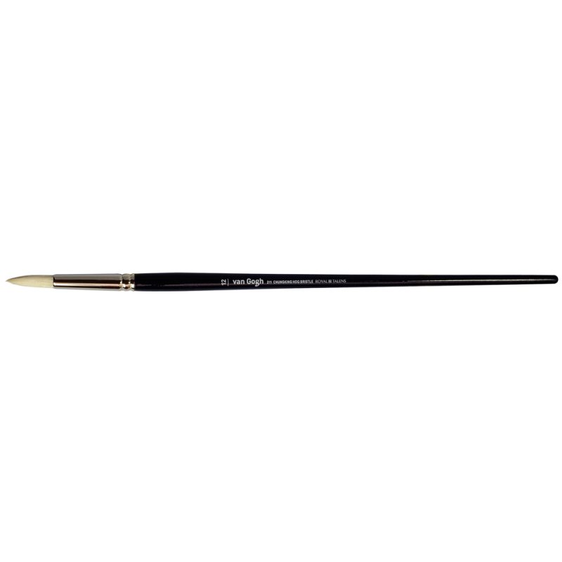Royal Talens Van Gogh pinceau huile/acrylique 211, rond pointu, taille 4