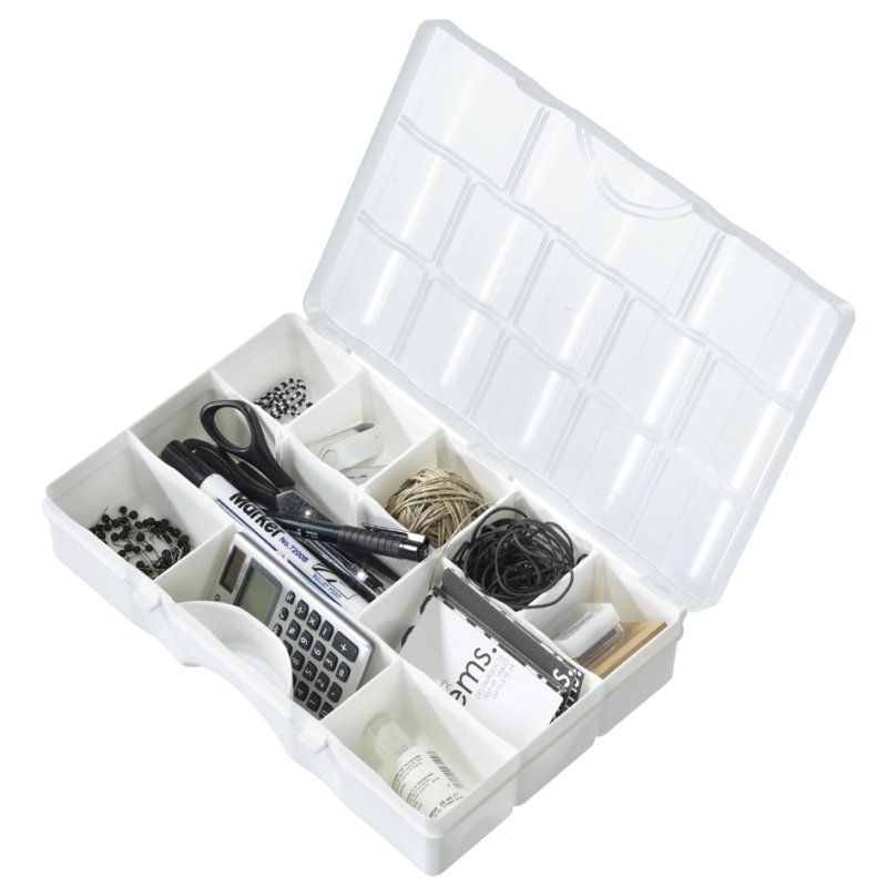 smartstore boîte de rangement Organizer medium, transparent, 190×290×60 mm, PP