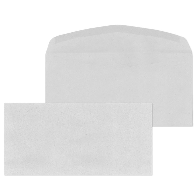 MAILmedia enveloppes C6/5, 114 × 229 mm, gris recyclé, 1000 pcs