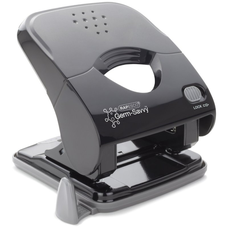 RAPESCO perforateur ECO X5-40ps, noir, 40 feuilles, antibactérien