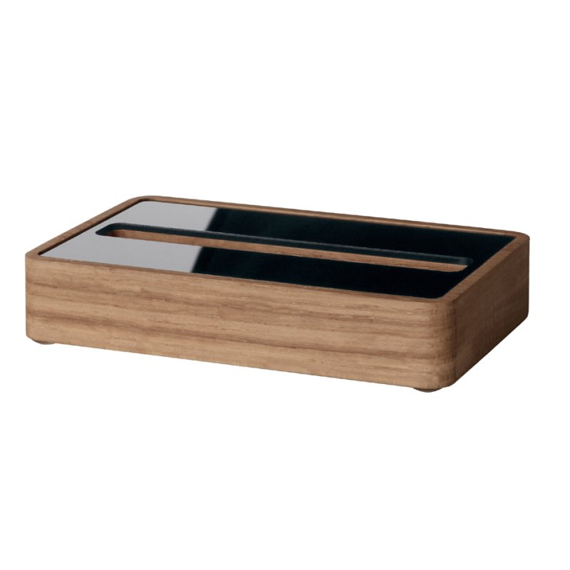 Sigel porte-cartes de visite chêne, 30 cartes, 107×63×22 mm