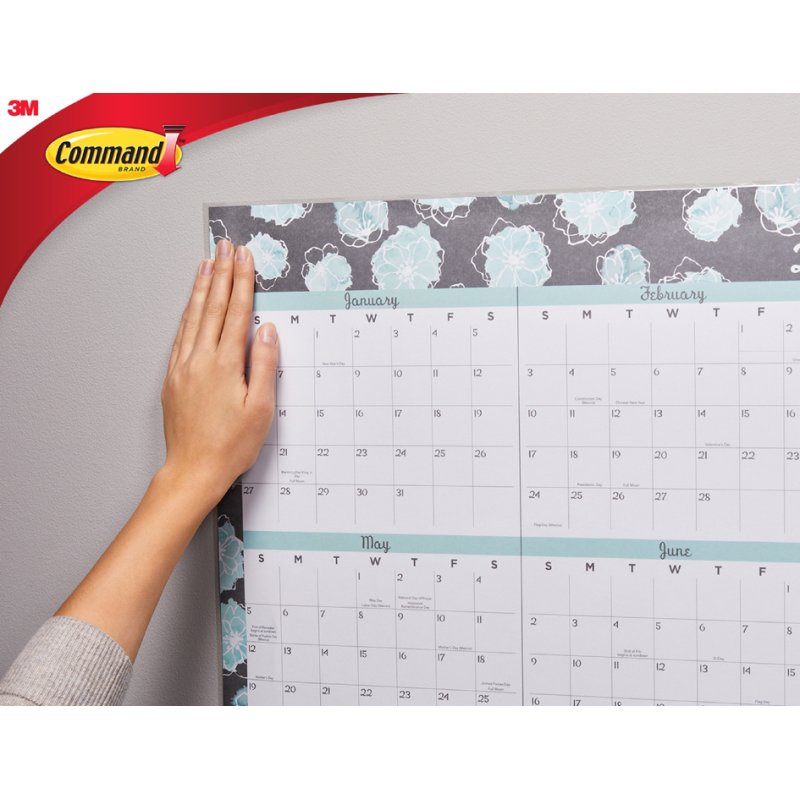 Command kleefstrips Poster Strips, maat S, wit, 12 stuks