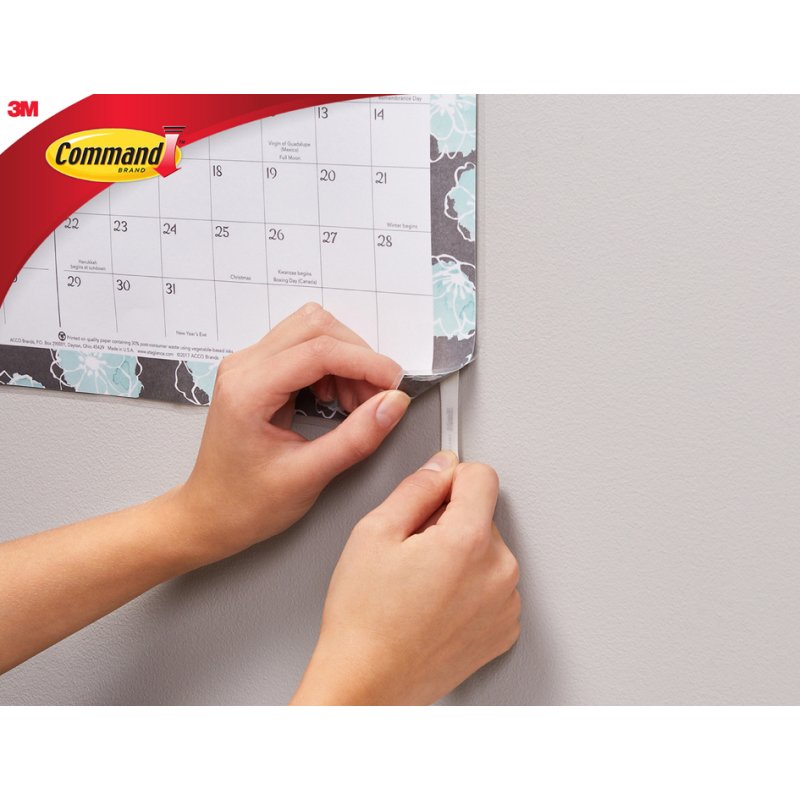 Command kleefstrips Poster Strips, maat S, wit, 12 stuks