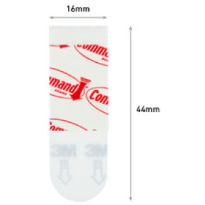 3M Command Kleefstrips Poster Strips, maat S, wit
