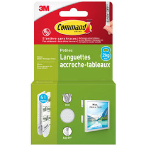 Command foto-montagestrips, zwart, 1,8 kg draagkracht, 4 sets