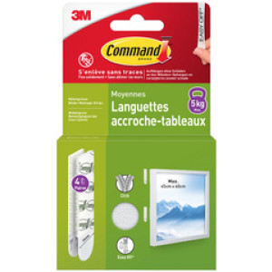 3M Command bevestigingsstrips voor schilderijen maat M, wit