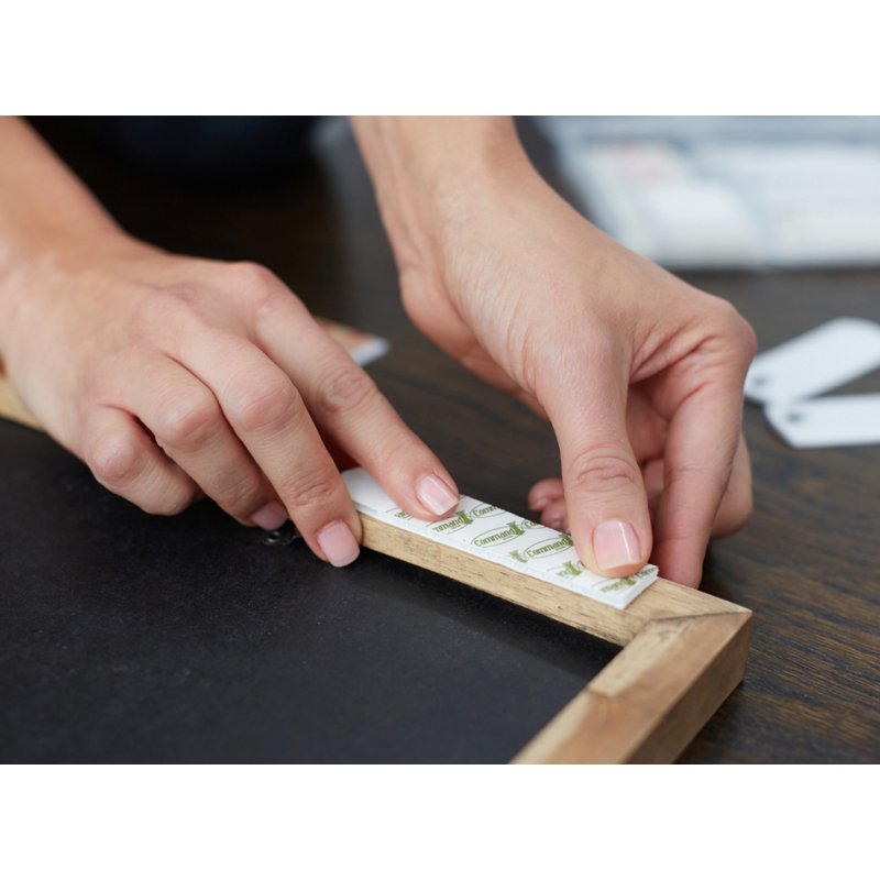 Command montagestrips voor fotolijsten, smal maat M, wit, 4 sets